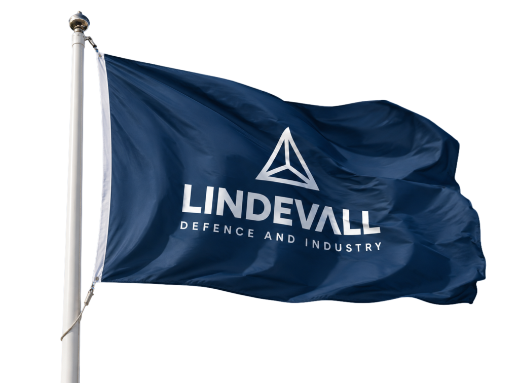 Lindevallflagga på stång